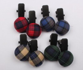 گل سر انبری دکمه ای (2 عددی)