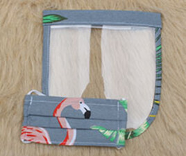 ست ماسک و شیلد فلامینگو