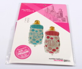 بادکنک فویلی شیشه شیر