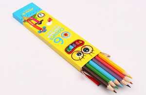 مداد رنگی آریا (6 رنگ)