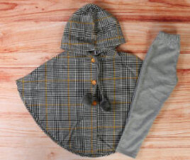 شنل کلاهدار و شلوار blue star