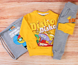 بلوز و شلوار توکرکی با کوله bambam