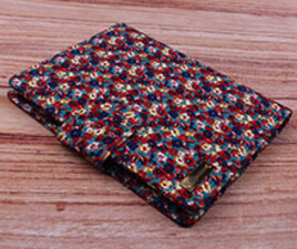 دفتر کلاسوری پارچه ای (دارای رنگبندی)