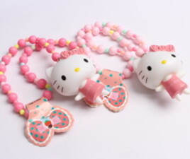 گردنبند چراغدار hello kitty