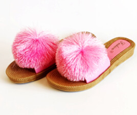 دمپایی توپکی (صورتی)