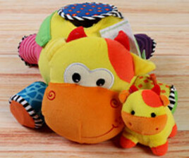 عروسک جغجغه ای گاو baya baby