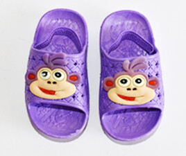 دمپایی بچه گانه کارتونی ( بنفش رنگ)