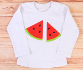 بلوز طرح هندوانه blue star