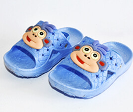 دمپایی بچه گانه کارتونی ( آبی رنگ)