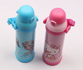 قمقمه استیل نی دار