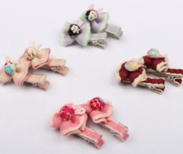 گل سر انبری پاپیونی(2 عددی)