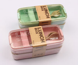 ظرف غذا دو طبقه بامبو