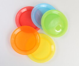 پک بشقاب رنگی 5 عددی munchkin