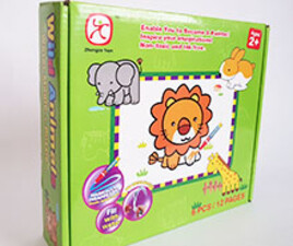 پازل و کارت جادویی رنگ آمیزی با آب