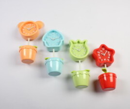 ساعت طرح گلدان