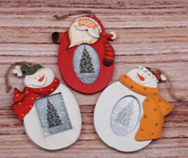 قاب عکس چوبی کریسمس