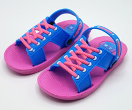 دمپایی بچه گانه طرح بندی (رنگ صورتی)