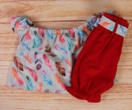 تاپ و شلوارک blue star