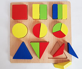 مونته سوری اشکال هندسی چند تکه