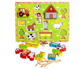 پازل مزرعه چوبی دوختنی