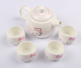 سرویس قوری کیتی hello kitty