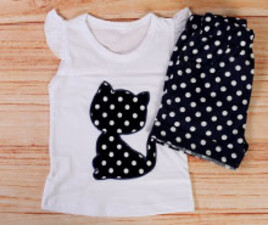 تاپ و شلوارک blue star