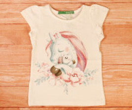 بلوز طرح اسب تک شاخ (یونیکورن) benetton