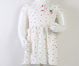 پیراهن طرح توت فرنگی paty kids ترکیه