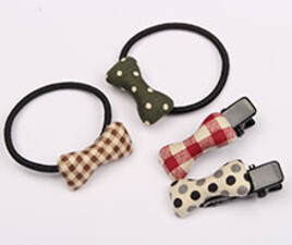 ست گل سر انبری و کش (4 عددی)