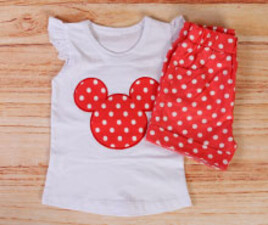 تاپ و شلوارک مینی موس blue star