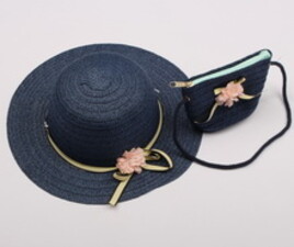 ست کیف و کلاه حصیری(رنگبندی7-3 سال)|سری جدید