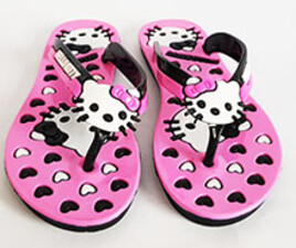 دمپایی لاانگشتی کیتی صورتیhello kitty