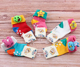 جوراب عروسکی استپ دار(12-6 ماه)