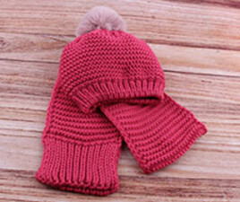 کلاه و شال گردن تو کرک(3 سال به بالا)