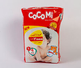 پوشک سایز 4 کوکومی cocomi بسته 8 عددی
