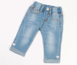 شلوار برمودا جین کمرکش z.a baby