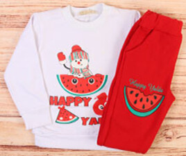 بلوز و شلوار طرح هندوانه setiya