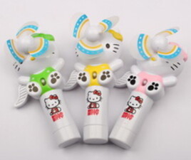 پنکه و آبپاش دستی Hello kitty