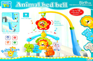 آویز تخت موزیکال animal baby toys