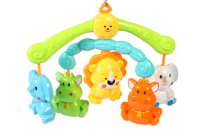 آویز تخت موزیکال animal baby toys