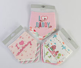 پک پیشبند دستمال گردنی 3 عددی کارترز carter's