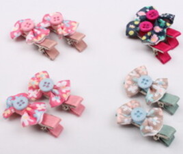 گل سر انبری دکمه ای(2 عددی)