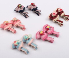 گل سر انبری پاپیونی(2 عددی)