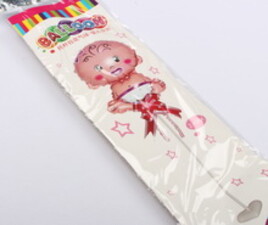 بادکنک فویلی بیبی استند دار