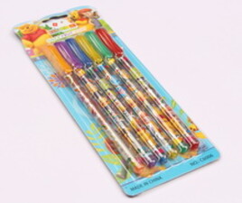 خودکار رنگی اکلیلی (6 رنگ)