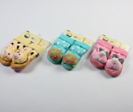 جوراب جغجغه ای طرح پاپوش baby