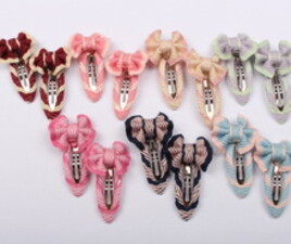 گل سر تق تقی پاپیونی (2 عددی)