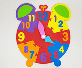 ساعت پازلی فومی مغناطیسی