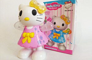 عروسک کیتی آواز خوان و رقصندهhello kitty