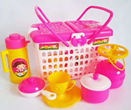 سبد خاله بازی گل خانم 25 پارچه